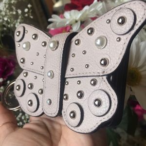 ♠️ Kate Spade Butterfly Card Case Keychain 🦋